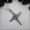 Saint Brigid's Ivy Cross in Sterling Silver- Extra Large