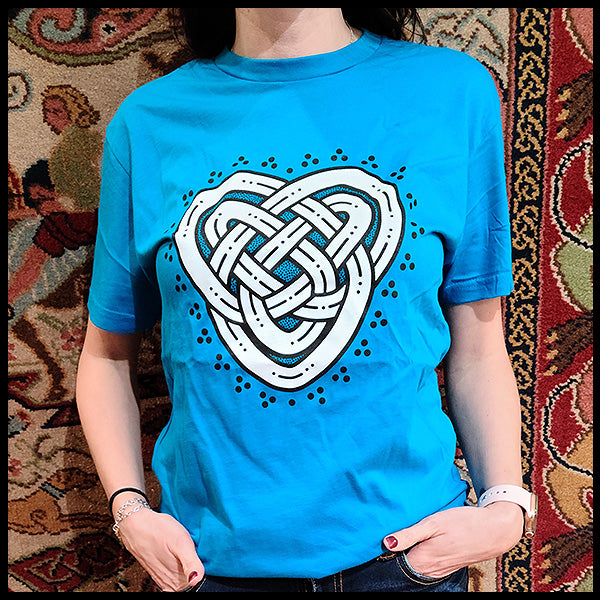 Maggie's Heart T-Shirt shown on model
