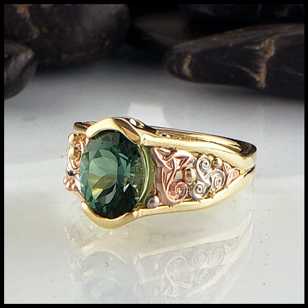 Chrome Tourmaline Custom Ring