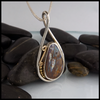 18Y Spiral and Beads, Opal