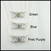 Ombre Infinity necklace in Silver