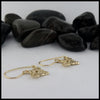 side view of earrings