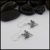 side view of earrings 
