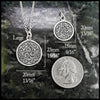 length small 20mm 13/16" width 15mm 9/16" large length 23mm 15/16" width 20mm 13/16"