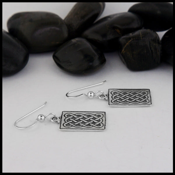 side view of earrings