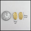 length 20mm 13/16" width 10mm 3/8"