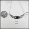 length 15mm 9/16" width 55mm 2 3/16"