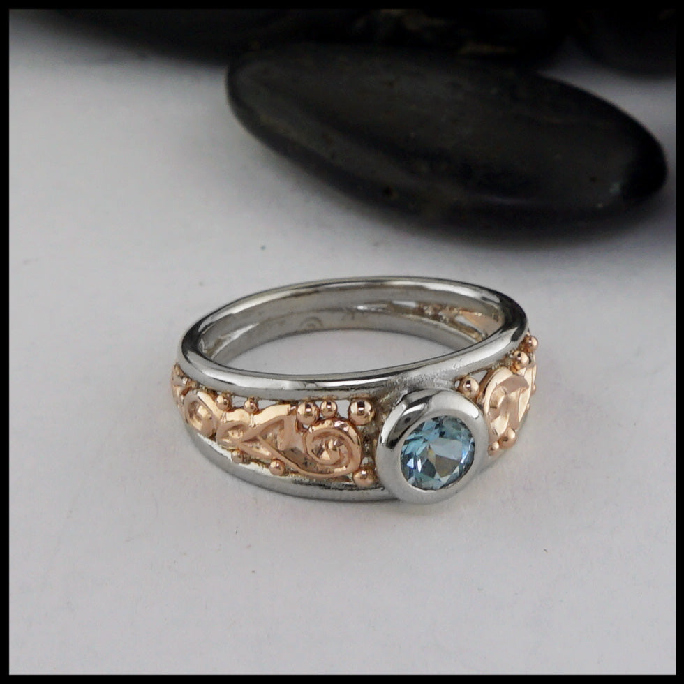 celtic frame ring 