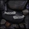heart knot ear climbers 
