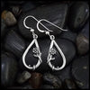 whimsical flower earrings