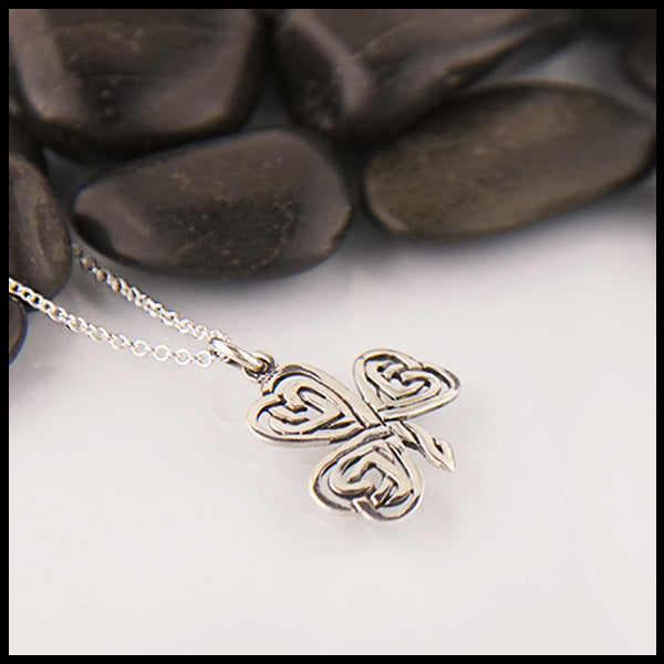 Sweetheart Shamrock pendant