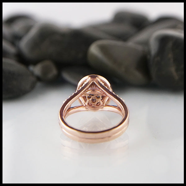 Underside of the Celtic Starlight Ring
