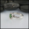 tsavorite and diamond ring