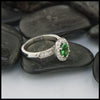 tsavorite engagement ring