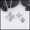 McDurnan Cross Pendant and Earring Set