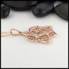 side view of pendant 