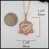 size 1 1/4" 32mm length and 1 1/8" 28mm width 