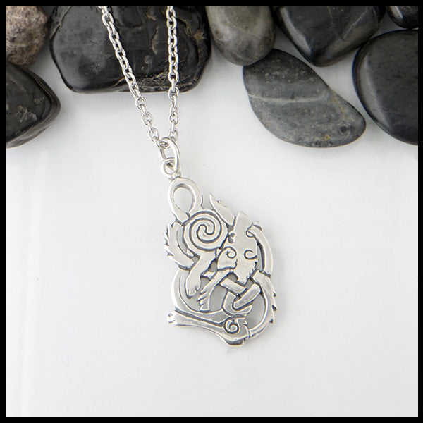 Sterling Silver Celtic Hound