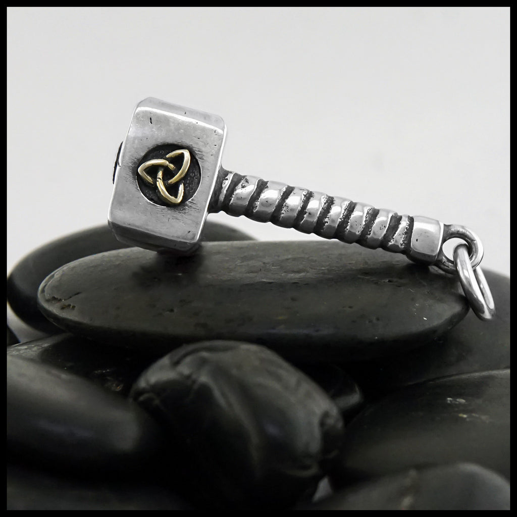 Profile Celtic hammer gold trinity