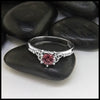 Ring resting on rock