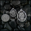 Celtic Owl Pendant in size small and large