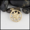 Small Gold Celtic Compass by Walker Metalsmiths