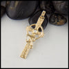 Celtic Nurses Cross in Gold