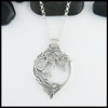 Fox Pendant in sterling silver