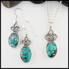 Starlight Turquoise set in sterling silver