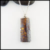 Boulder Opal Pine Tree  Pendant