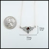 14mm 9/16" length and 32mm 1 1/4" width 