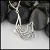 Celtic Otter Pendant in Sterling Silver by Walker Metalsmiths