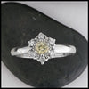 diamond flower ring