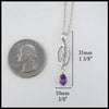 size 35mm 1 3/8" length and 10mm 3/8" width