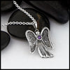 amethyst angel pendant 
