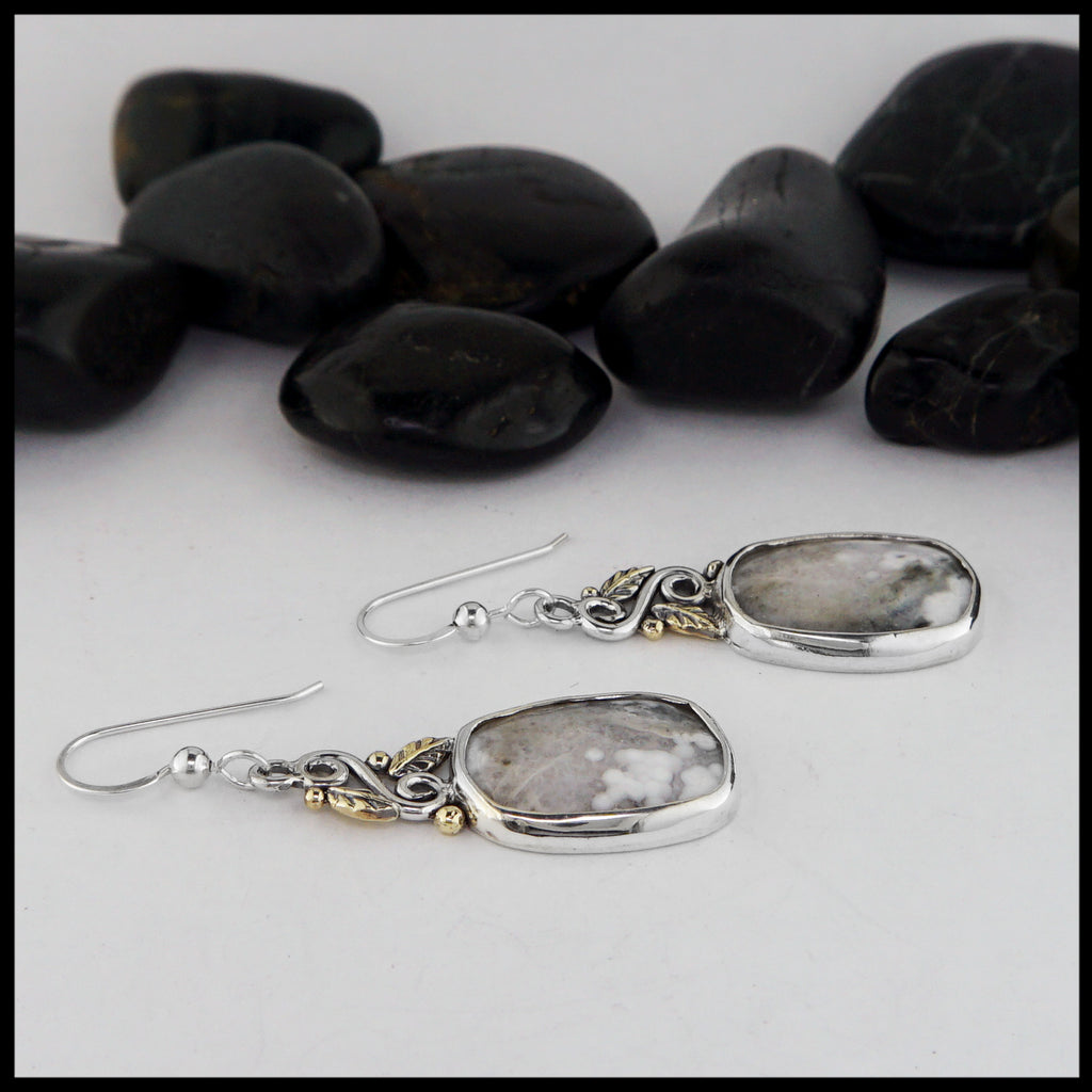 side view of earrings