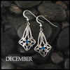 birthstone earrings