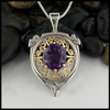 Large Purple Amethyst Pendant
