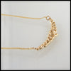 Dainty heart bar pendant