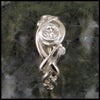 Diamond Bezel Set Celtic Engagement Ring
