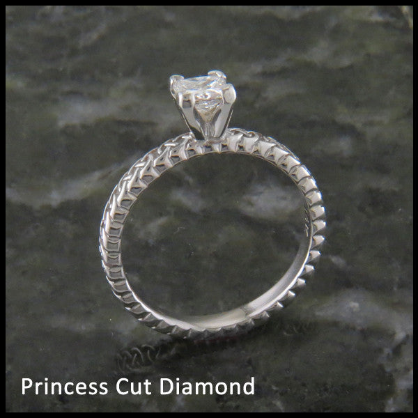 Princess Cut Diamond Engagement Ring