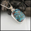 Tropical Azurite Pendant