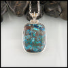 Tropical Azurite Pendant
