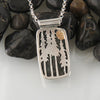 Pine Tree Pendant in Silver