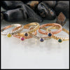 Gold Celtic Stacking Rings by Walker Metalsmiths