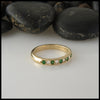 Gemstone Bands in Gold