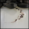 Custom Silver Bar Pendant with White Opal