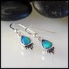 Opal Doublet Sterling Silver Drop Earrings