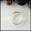 Profile view of Celtic Heart Knot Ring