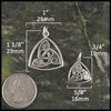 Triskele pendant in Sterling Silver